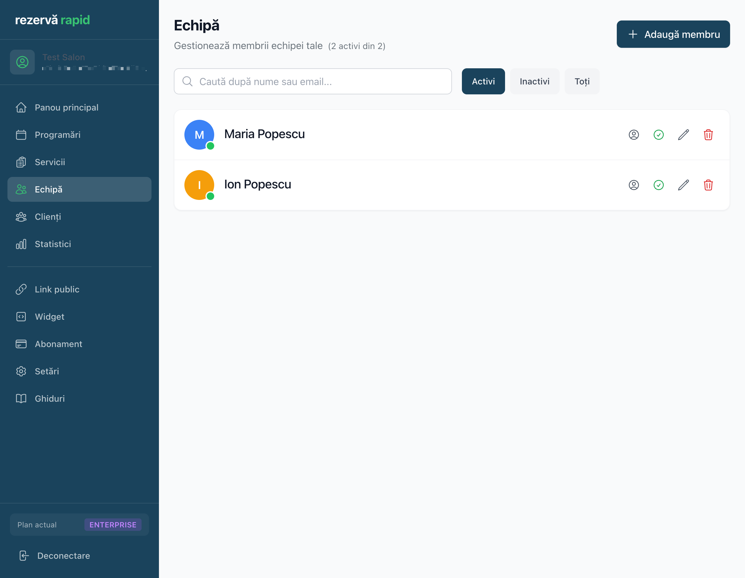 Managementul echipei