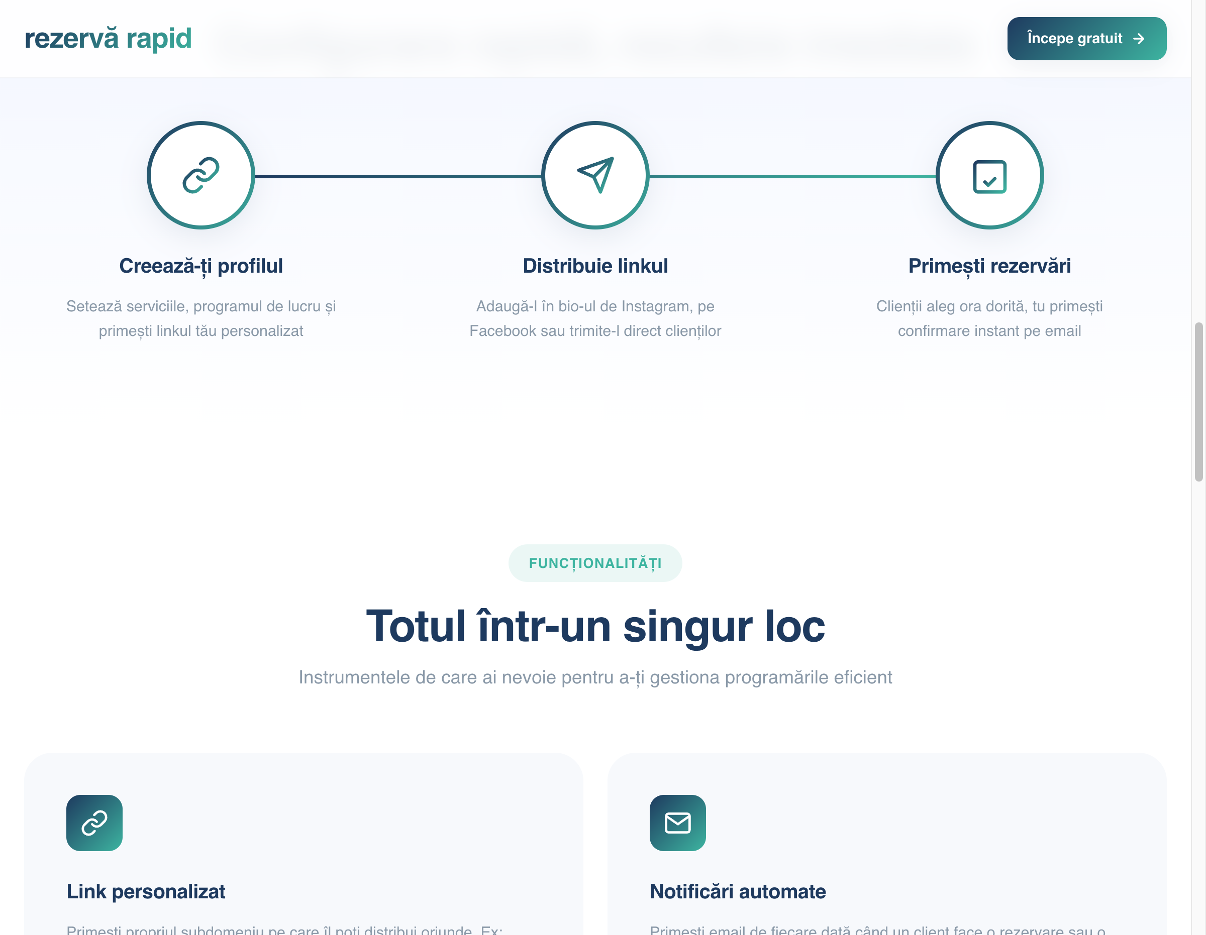 Cum funcționează Rezervă Rapid